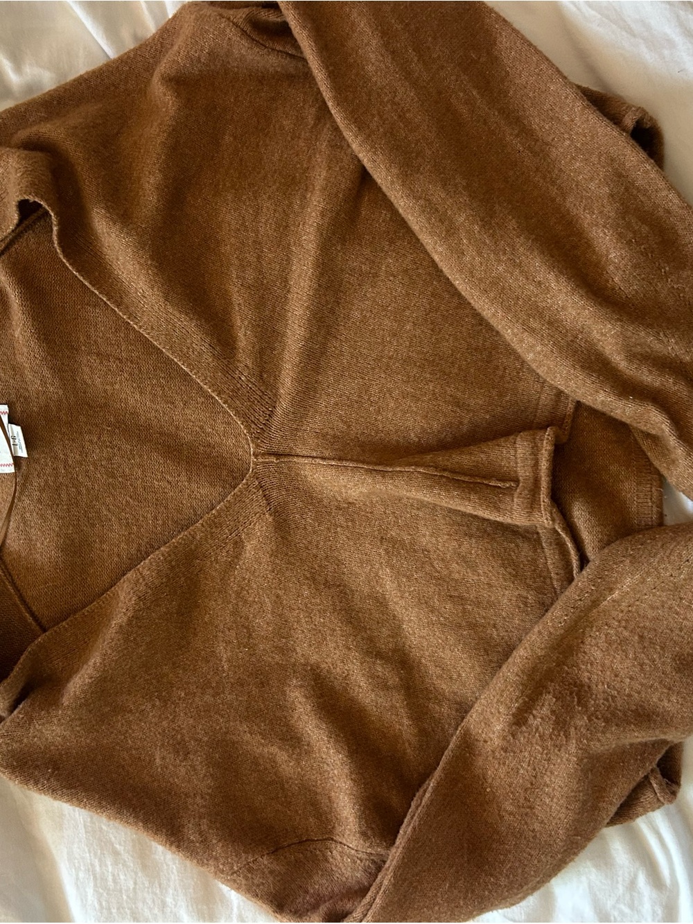 BDG Women's Brown V-Neck Cozy Knit Sweater